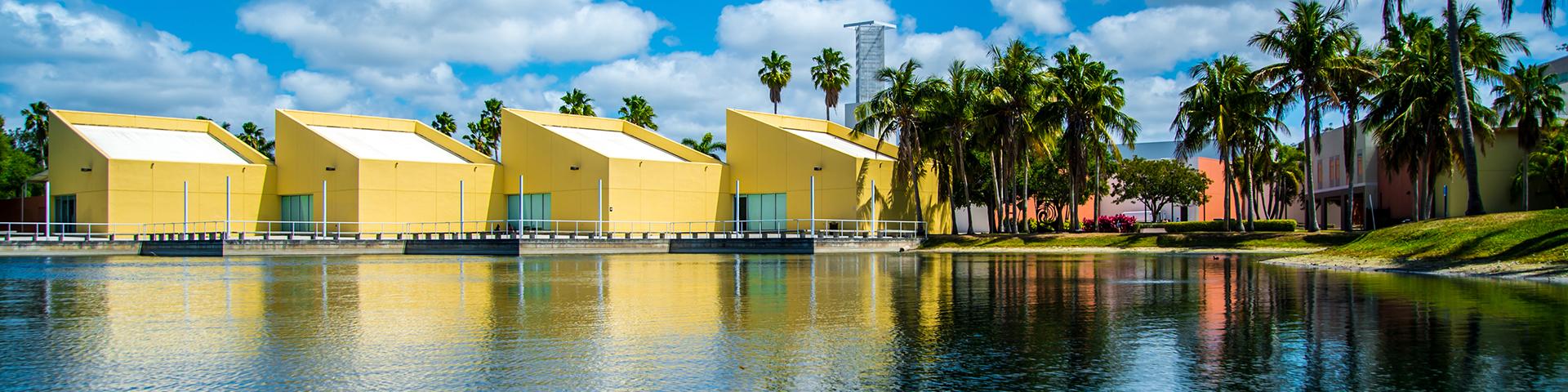 Lakeview looking at buildings on Boca Raton campus